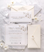 Zaproszenia ślubne Proste i Nowoczesne  proste zaproszenia ślubne, minimalistyczne zaproszenia na ślub i wesele, monochromatyczne podłużne zaproszeń ślubnych,0