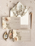 Zaproszenia ślubne Proste i Nowoczesne  rustykalne zaproszenia ślubne, minimalistyczne zaproszenia na ślub, delikatne zaproszenia na ślub cywilny, proste wzory zaproszeń ślubnych, nowoczesne kwiatowe wzory2