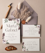 Zaproszenia ślubne Proste i Nowoczesne  nowoczesne zaproszenia slubne, proste zaproszenia na ślub i wesele, delikatne zaproszenia slubne, zaproszenia na slub w kolorze ecru, proste wzory zaproszeń ślubnych 1