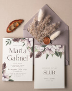 Zaproszenia ślubne Proste i Nowoczesne  nowoczesne zaproszenia slubne, proste zaproszenia na ślub i wesele, delikatne zaproszenia slubne, zaproszenia na slub w kolorze ecru, proste wzory zaproszeń ślubnych 3