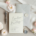 Zaproszenia ślubne Proste i Nowoczesne  minimalistyczne zaproszenia na slub, proste zaproszenia ślubne, delikatne zaproszenia slubne, zaproszenia na slub, proste wzory zaproszeń slubnych 1