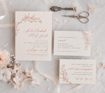 Zaproszenia ślubne Proste i Nowoczesne  minimalistyczne zaproszenia na ślub, proste zaproszenia slubne z grafiką, delikatne zaproszenia slubne, proste wzory zaproszeń ślubnych, zaproszenia z grafiką kwiatów1