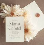 Zaproszenia ślubne Proste i Nowoczesne  minimalistyczne zaproszenia ślubne, proste zaproszenia na ślub i wesele, delikatne zaproszenia slubne, zaproszenia ślubne w kolorze ecru, proste wzory zaproszeń2