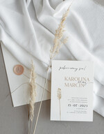Zaproszenia ślubne Proste i Nowoczesne  proste zaproszenia slubne, minimalistyczne zaproszenia na ślub z grafiką, delikatne zaproszenia ślubne, proste wzory zaproszeń ślubnych1