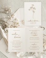 Zaproszenia ślubne Proste i Nowoczesne  nowoczesne zaproszenia ślubne, minimalistyczne zaproszenia na ślub i wesele, delikatne zaproszenia slubne, proste wzory zaproszeń ślubnych, składane zaproszenia ślubne0