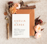 Zaproszenia ślubne Proste i Nowoczesne  nowoczesne zaproszenia slubne, proste zaproszenia na ślub, delikatne zaproszenia slubne, zaproszenia na slub z welurową kopertą, proste wzory zaproszeń ślubnych4