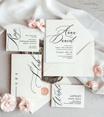 Zaproszenia ślubne Proste i Nowoczesne  nowoczesne zaproszenia slubne, proste zaproszenia na ślub, delikatne zaproszenia slubne, zaproszenia na slub z welurową kopertą, proste wzory zaproszeń ślubnych0