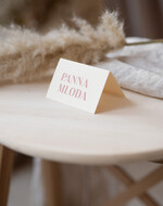 Winietki Nowoczesne prosta forma  wizytówki na stół weselny, eleganckie winietki na stół weselny, wizytówki ślubne, nowoczesne wizytówki na stoły weselne, rustykalne winietki na stol weselny1