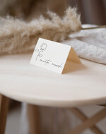 Winietki Nowoczesne prosta forma  delikatne wizytówki na stół weselny, proste wizytówki na stoły weselne, winietki ślubne, proste winietki dla gości, winietki na stoły weselne1
