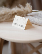 Winietki Nowoczesne prosta forma  winietki na stół weselny, wizytówki ślubne, nowoczesne wizytówki na stoły weselne, winietki na stol weselny1