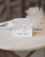 Winietki Nowoczesne prosta forma  eleganckie winietki na stół weselny wizytówki ślubne, winietki ślubne wizytówki dla gości weselnych, usadzenie gości na weselu, ozdoba na stół weselny winietki z delikatną grafiką0