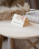 Winietki Nowoczesne prosta forma  nowoczesne winietki ślubne, proste wizytówki na stoły weselne, delikatne winietki ślubne, proste winietki dla gości, etykiety na stoły weselne1