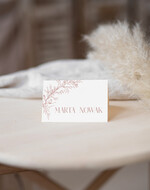 Winietki Nowoczesne prosta forma  proste i eleganckie winietki na stół weselny, wizytówki ślubne, nowoczesne wizytówki na stoły weselne, rustykalne winietki na stol weselny3