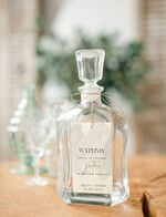 Zawieszki na butelki Nowoczesne prosta forma  nowoczesne zawieszki ślubne, rustykalne zawieszki na alkohol z dowolną treścią, ozdobna zawieszka na wódkę weselną, etykieta na butelki1