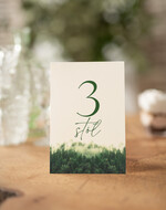 Numery na stół Nowoczesne prosta forma  Eleganckie numerki na stół weselny, numeracja stołów weselnych, proste i delikatne numerki na stoły weselne, dekoracja stołu weselnego 1