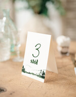 Numery na stół Nowoczesne prosta forma  Eleganckie numerki na stół weselny, numeracja stołów weselnych, proste i delikatne numerki na stoły weselne, dekoracja stołu weselnego 0