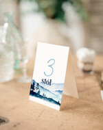 Numery na stół Nowoczesne prosta forma  Eleganckie numerki na stół weselny, numeracja stołów weselnych, proste i delikatne numerki na stoły weselne, dekoracja stołu weselnego 0