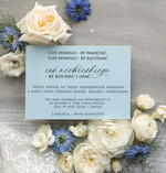 Prezenty dla Panny Młodej  zestawy z koszulką na noc poślubną Prezent na wieczór Panieński - komplet na noc poslubną box prezentowy z podwiązką i bransoletką coś niebieskiego 4