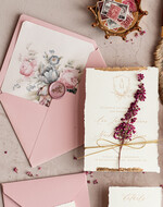 Zaproszenia ślubne Wydzierane Brzegi wyjątkowe zaproszenia ślubne z wrzosem, eleganckie zaproszenia na ślub z wrzosem, delikatne zaproszenia slubne, naturalne zaproszenia slubne z wrzosem14