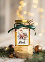 Prezenty oferta dla Firm MIODY KONFITURY SOKI Drobne prezenty dla firm miód z maliną i miodownikiem , drobne upominki na święta dla pracowników0