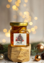 Prezenty oferta dla Firm MIODY KONFITURY SOKI Drobny prezent świąteczny miód z pomarańczą, drobne upominki na święta dla pracowników, świąteczne miody 0