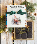 Prezenty oferta dla Firm CZEKOLADA/ pralinki/ bomboniery czekoladki ptasie mleczko bombonierka na prezent świąteczny z logo, Drobne prezenty dla firm świąteczne czekoladki z życzeniami, Bombonierka świąteczna z życzeniami, drobne upominki na święta dla pracowników, świąteczne gadżety kontrahentów0