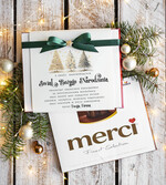 Prezenty oferta dla Firm CZEKOLADA/ pralinki/ bomboniery czekoladki bombonierka na prezent świąteczny z logo,  Drobne prezenty dla firm świąteczne czekoladki z życzeniami, Bombonierka świąteczna z życzeniami, drobne upominki na święta dla pracowników, świąteczne gadżety  kontrahentów0