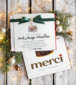 Prezenty oferta dla Firm CZEKOLADA/ pralinki/ bomboniery czekoladki bombonierka na prezent świąteczny z logo,  Drobne prezenty dla firm świąteczne czekoladki z życzeniami, Bombonierka świąteczna z życzeniami, drobne upominki na święta dla pracowników, świąteczne gadżety  kontrahentów1