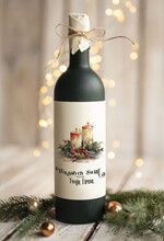 Prezenty oferta dla Firm GRZANIEC Grzaniec ze świąteczną etykietą, świąteczne prezenty dla klientów, upominki prezenty biznesowe dla firm, drobne upominki na święta dla pracowników, prezent na świeta1