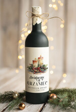 Prezenty oferta dla Firm GRZANIEC Grzaniec ze świąteczną etykietą, świąteczne prezenty dla klientów, upominki prezenty biznesowe dla firm, drobne upominki na święta dla pracowników, prezent na świeta0