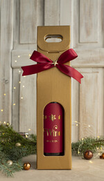 Prezenty oferta dla Firm GRZANIEC Grzaniec ze świąteczną etykietą w kartonie w z nadrukiem, firmowe prezenty dla klientów, upominki biznesowe dla firm1