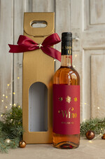 Prezenty oferta dla Firm GRZANIEC Grzaniec ze świąteczną etykietą w kartonie w z nadrukiem, firmowe prezenty dla klientów, upominki biznesowe dla firm0