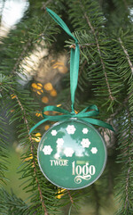 Prezenty oferta dla Firm Bombki ZAWIESZKI na choinkę Prezent Biznesowy Na Święta Bombka gwiazdeczki  z Logo Choinka z logo dla firm idealny upominek B2B3