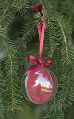 Prezenty oferta dla Firm Bombki ZAWIESZKI na choinkę Prezent Biznesowy Na Święta Bombka śnieżynka  z Logo Choinka z logo dla firm idealny upominek B2B4