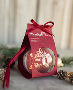 Prezenty oferta dla Firm Bombki ZAWIESZKI na choinkę Prezent Biznesowy Na Święta Bombka z dla firm idealny upominek B2B w opakowaniu7