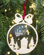 Prezenty oferta dla Firm Bombki ZAWIESZKI na choinkę Prezent Biznesowy Na Święta z Logo Zawieszka Choinka z logo dla firm idealny upominek B2B0