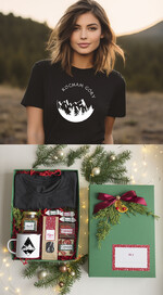 prezenty dla niej Zestawy z Koszulką  Prezent dla Miłośniczki Gór Koszulka Tshirt Kocham Góry, pomysl na prezent dla niej pod choinkę zestaw z koszulką , prezent na święta dla dziewczyny Koszulka T Shirt Damski w  Zestawie Prezentowy dla żony miłośniczki gór0