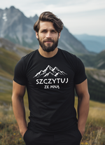 prezenty dla niego góry, las góry wołają koszulka na prezent dla chłopaka milosnika gór, Tshirt koszulka na prezent dla taty góromaniaka, pomysł na prezent dla chłopaka koszulka T-Shirt z napisem o tematyce góry , kreatywny prezent dla dziadka - koszulka z napisem górskim, 0