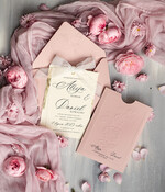 Zaproszenia ślubne z perełkami / tłoczeniem zaproszenia ślubne w kieszonce, eleganckie zaproszenia ślubne z jedwabną wstążką, tłoczone zaproszenia na ślub i wesele, tłoczone złote zaproszenie na ślub11