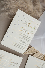 Zaproszenia ślubne z perełkami / tłoczeniem złocone zaproszenia ślubne z perełkami kalkowa koperta , minimalistyczne zaproszenie na ślub z perełkami i kalką, kalkowa koperta z perłami złocone zaproszenie na ślub cywilny perły9