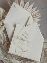 Zaproszenia ślubne z perełkami / tłoczeniem zaproszenia ślubne z tłoczeniem, minimalistyczne zaproszenie na ślub złocone, suchy przetłok złocone zaproszenie na ślub cywilny perły1