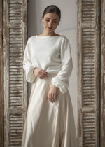 Panna Młoda Bolerka bolerka, narzutki, sweterki ślubne bolerko dla Panny Młodej, sweterkowe bolerko do sukni ślubnej, bolerko z dzianiny w kolorze ecru, ślubne bolerko sweterek10