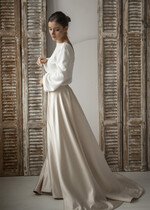 Panna Młoda Bolerka bolerka, narzutki, sweterki ślubne bolerko dla Panny Młodej, sweterkowe bolerko do sukni ślubnej, bolerko z dzianiny w kolorze ecru, ślubne bolerko sweterek5