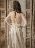 Panna Młoda Bolerka bolerka, narzutki, sweterki perełkowe bolerko na letni ślub, bolerko z perełkami dla Panny Młodej, bolerko do sukni ślubnej w kolorze ecru, narzutka z perełkami do sukni ślubnej1