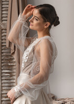 Panna Młoda Bolerka bolerka, narzutki, sweterki koronkowe bolerko ślubne, koronkowe bolerko do sukni ślubnej, delikatne bolerko ślubne, koronkowa narzutka ślubne 6