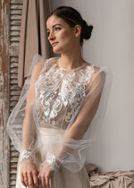 Panna Młoda Bolerka bolerka, narzutki, sweterki koronkowe bolerko ślubne, koronkowe bolerko do sukni ślubnej, delikatne bolerko ślubne, koronkowa narzutka ślubne 8