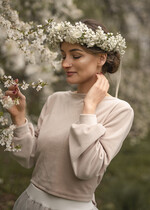 Panna Młoda Bolerka bolerka, narzutki, sweterki Welurowe Miekkie Bolerko Ślubne, Narzutka Ślubna welurowa miękka 4