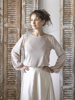 Panna Młoda Bolerka bolerka, narzutki, sweterki Bolerko z odkrytymi plecami, eleganckie bolerko ślubne, bolerko do sukni ślubnej, delikatne bolerko ślubne, letnia narzutka ślubne 2