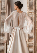 Panna Młoda Bolerka bolerka, narzutki, sweterki szyfonowe bolerko ślubne, narzutka ślubna z szyfonu, bolerko do sukni ślubnej, bolerko ecru z szyfonu22