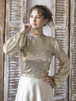 Panna Młoda Bolerka bolerka, narzutki, sweterki Bolerko z odkrytymi plecami, eleganckie bolerko ślubne, bolerko do sukni ślubnej, delikatne bolerko ślubne, letnia narzutka ślubne 3